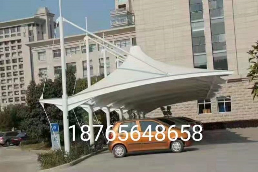专业定制汽车充电桩停车棚_公交车充电站_膜结构停车棚