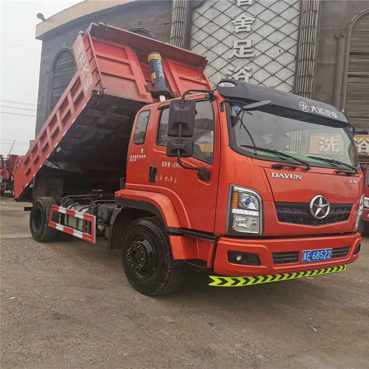 二手自卸车交易市场 19年大运蓝牌自卸车 精品车况