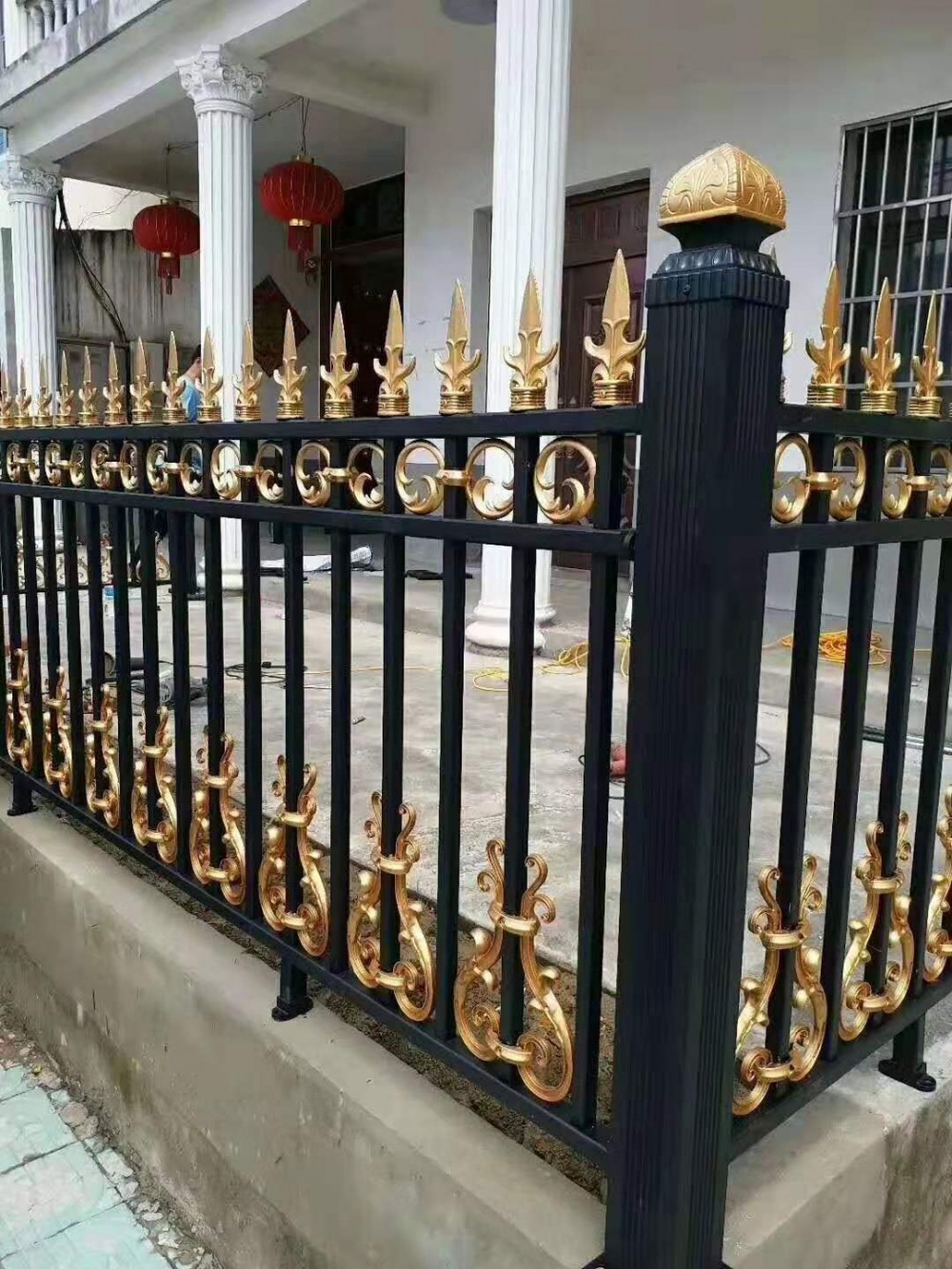 厂家锌钢护栏围墙_小区公园绿化带厂区别墅庭院铁栅栏_防锈镀锌钢栏杆