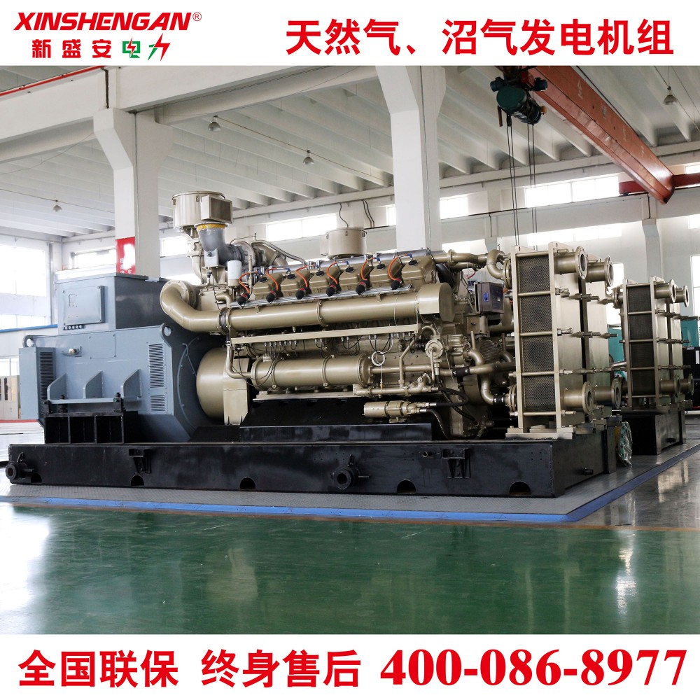 新盛安750KW天然气发电机组 济柴沼气发电机组 瓦斯发电机组750千瓦