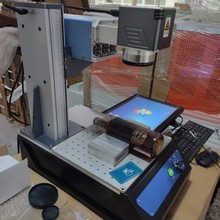 N95口罩激光打标\医用口罩激光打标机 紫光激光打标机3W雷博激光