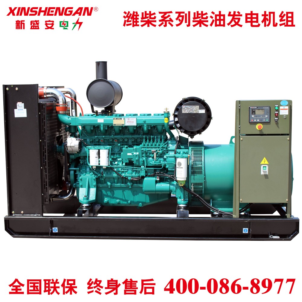 350KW潍柴发电机组 柴油发电机组潍柴动力 潍柴350KW发电机组