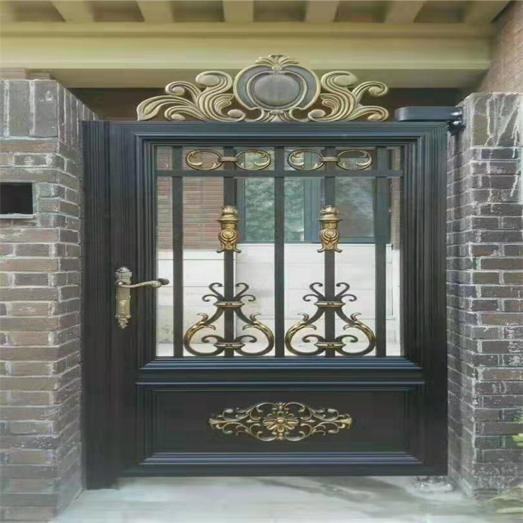 铝合金大门厂家智能遥控庭院门