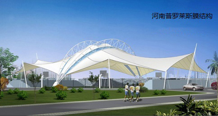 河南洛阳膜结构大门 出入口