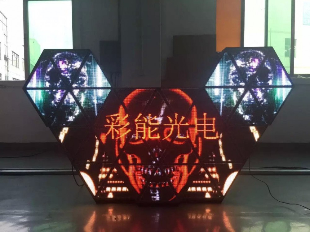 彩能光电 酒吧异形LED屏,酒吧LED显示屏,LED DJ台,LED异形DJ台,酒吧LED电子屏酒吧LED大屏幕,LED异形屏, DJ异形屏 猫头鹰DJ屏