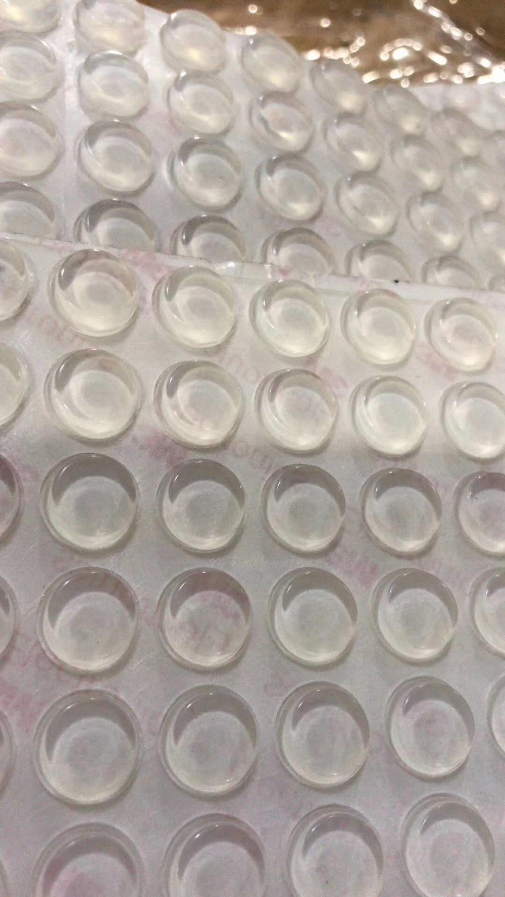 厂家订做透明防滑防震脚垫 玻璃硅橡胶垫 防震填充透明垫