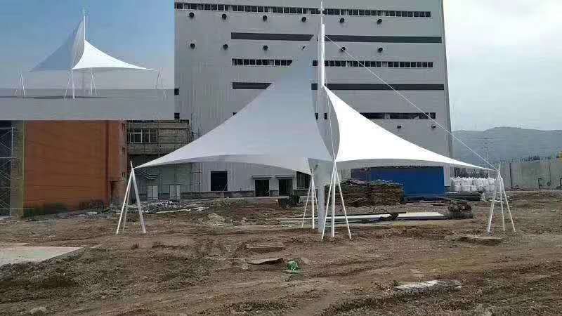 景观膜结构_大型建设遮阳棚_公园广场景观蓬_张拉膜景观厂家定制
