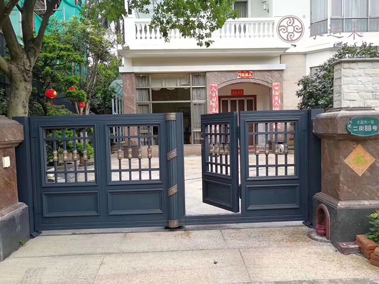 潍坊乡村铝艺门   别墅铝艺门  庭院铝艺门加工  种类全