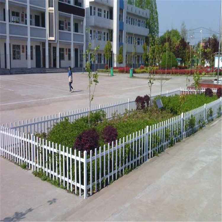 公园绿化隔离草坪护栏_花园锌钢隔离绿化带栅栏_定制铁艺草坪围栏