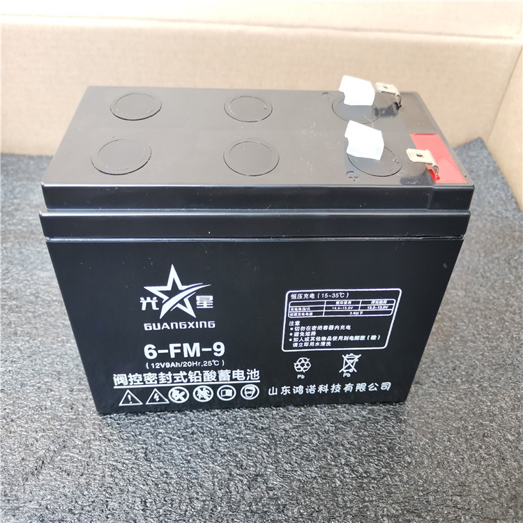 光星蓄电池6-FM-7AH 12V7AH蓄电池免维护 固定型储能蓄电池