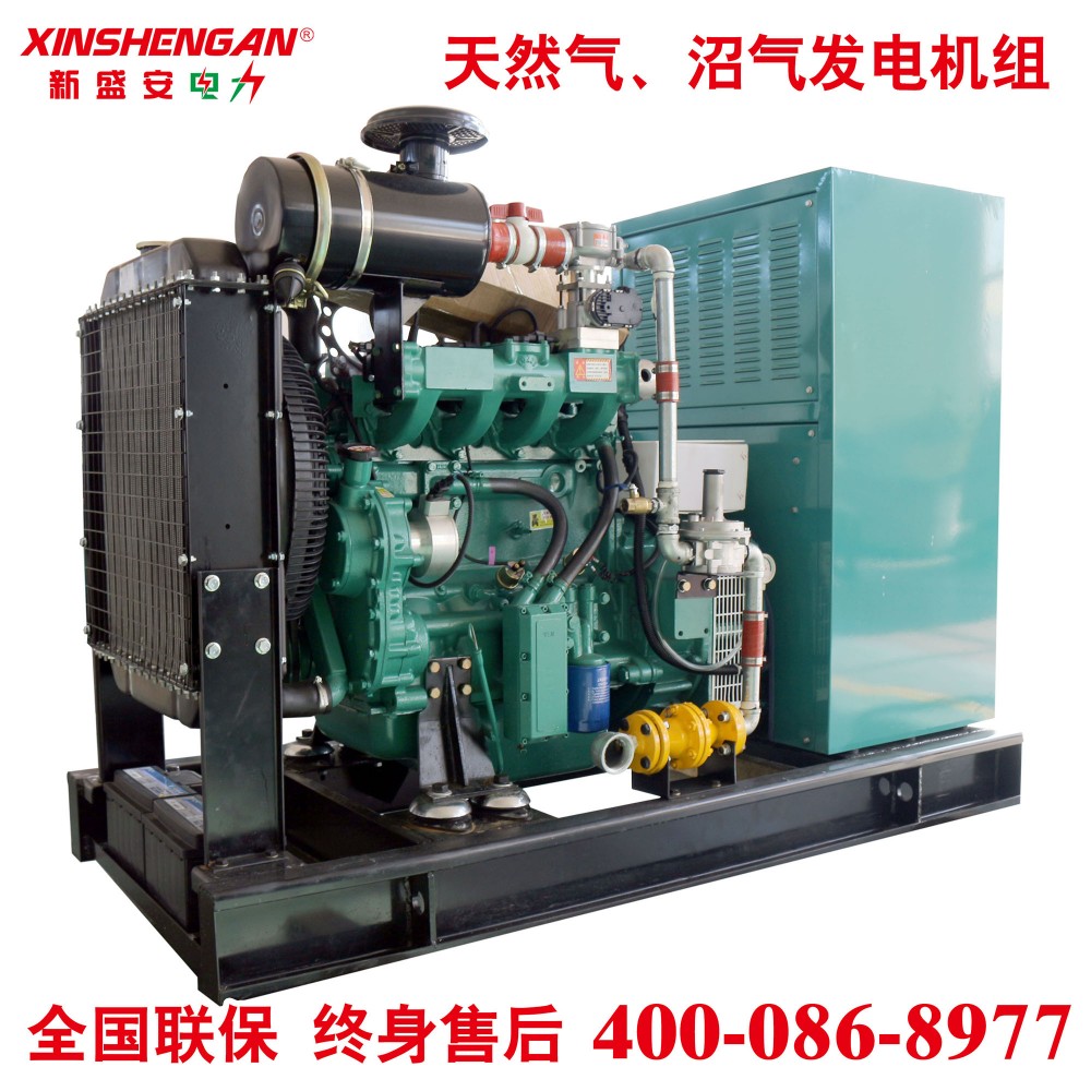 新盛安30KW沼气发电机组 燃气发电机组 天然气发电 节能环保