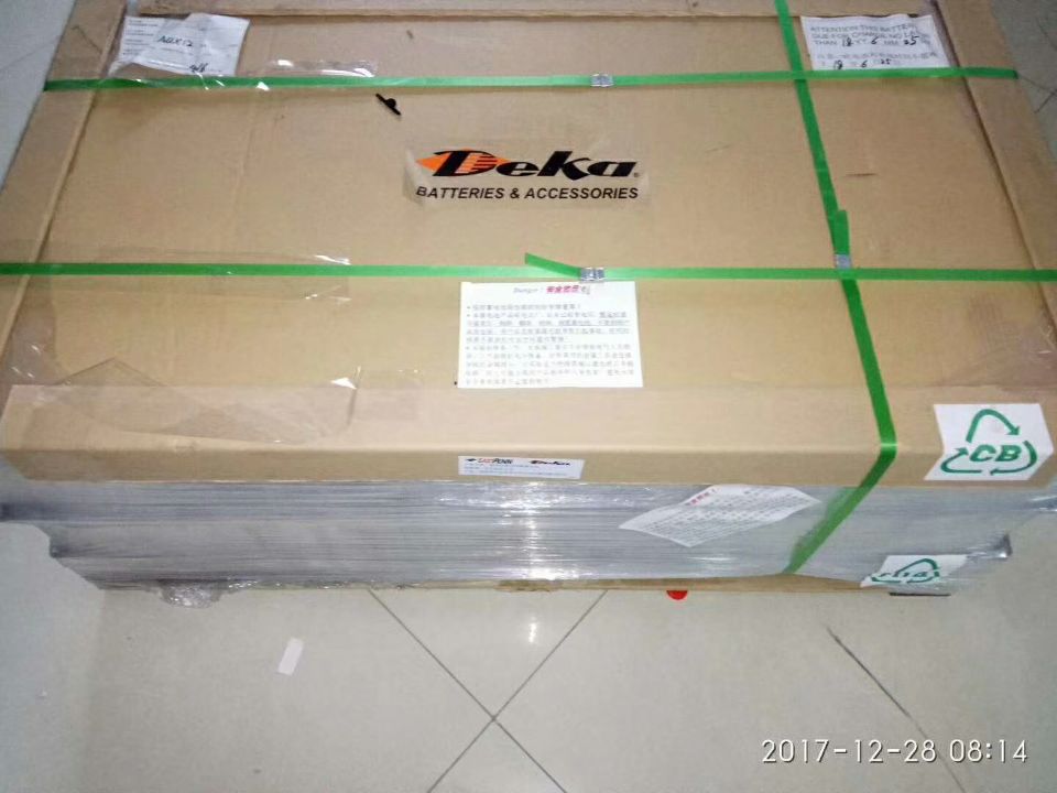 DEKA德克蓄电池8GU1 12V31AH 直流屏胶体蓄电池 登高车使用