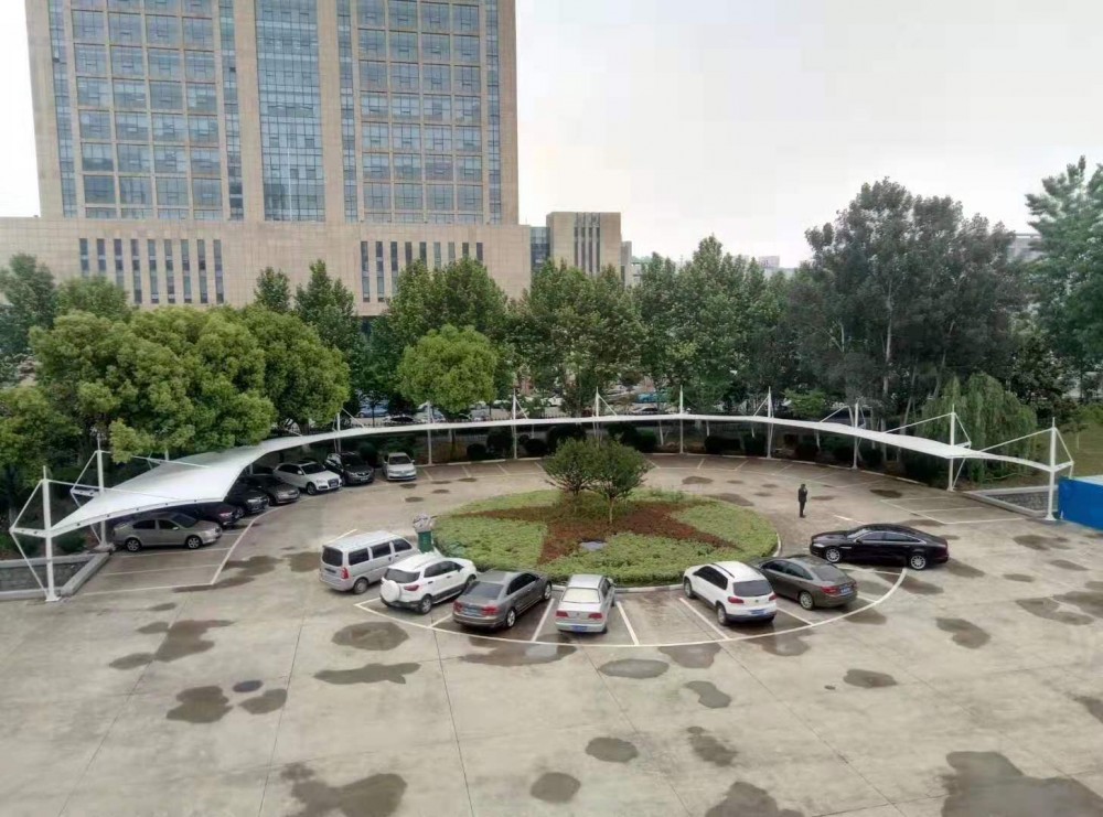 鹤壁膜结构汽车棚充电桩车棚