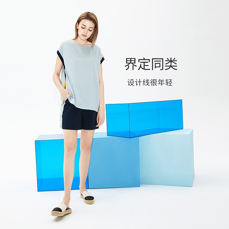 高端睡衣专卖品牌淳度QUEEND专柜正品春秋睡衣女士圆领纯棉居家服女薄款可外穿家居服套