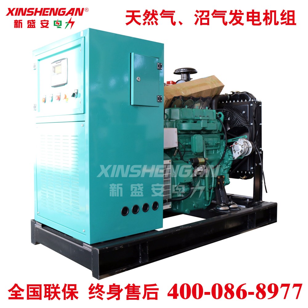 XINSHENGAN 30KW沼气发电机组 燃气发电机组 天然气发电 节能环保