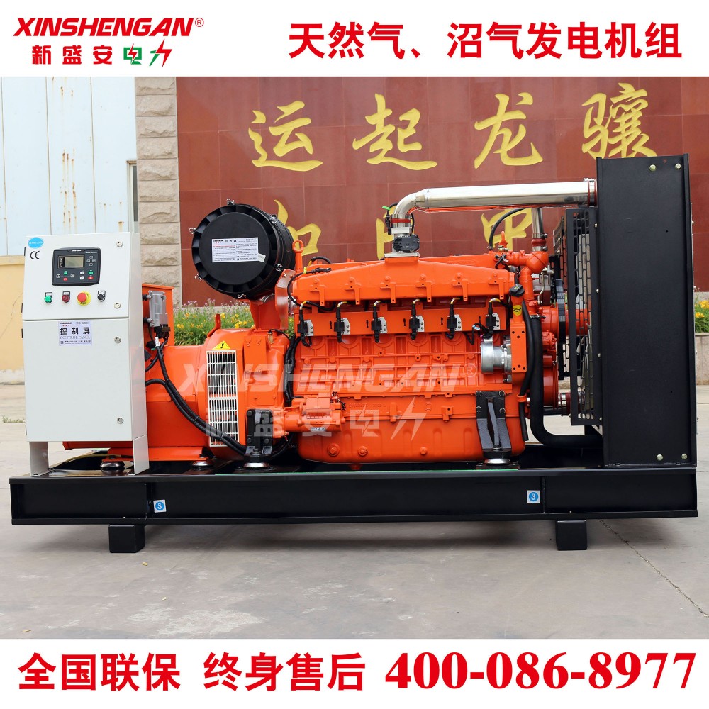 XINSHENGAN 120kW沼气发电机组 燃气发电机组 天然气发电机组 瓦斯发电机组 液化石油气发电机组