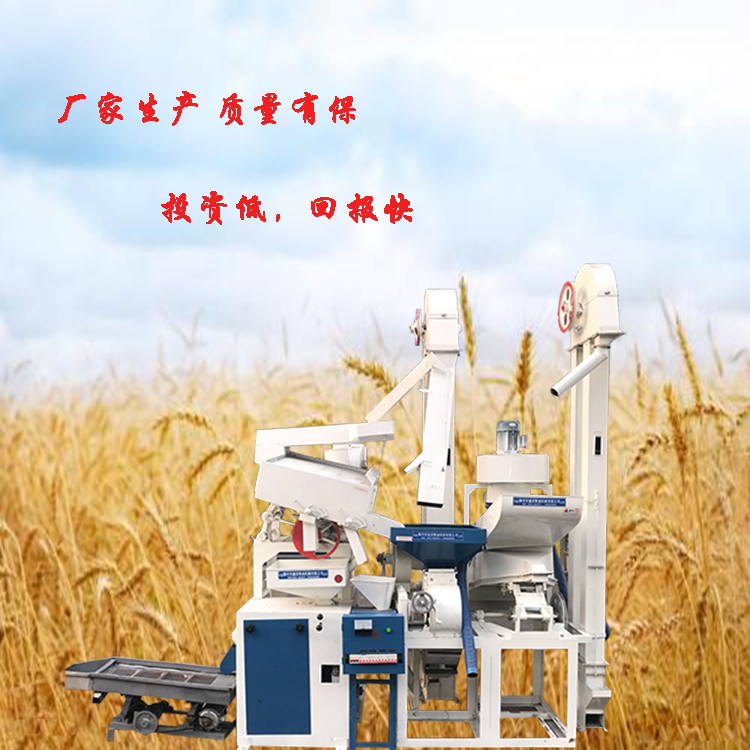 全自动新型水稻加工设备 大米去石抛光碾米流水线