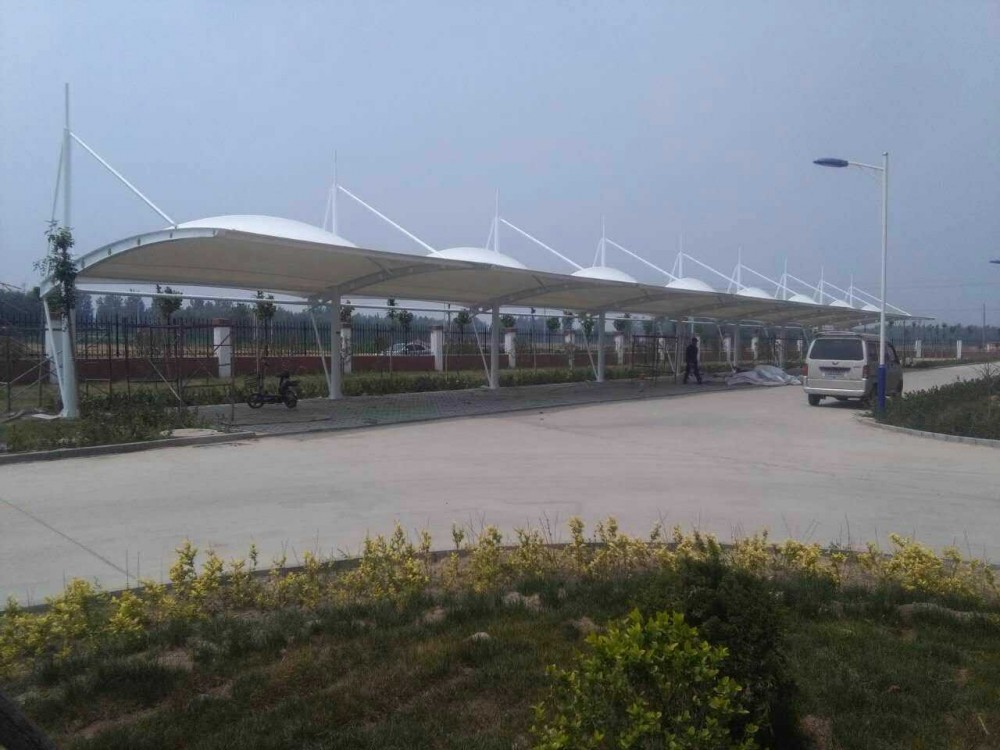 河北景观膜结构厂家_大型建设遮阳棚_公园广场景观蓬_张拉膜景观厂家定制