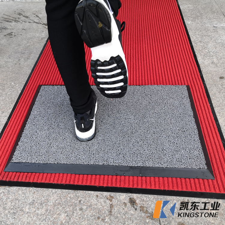 鞋底消毒地垫橡胶消毒门垫入口消毒垫pvc内衬45*75