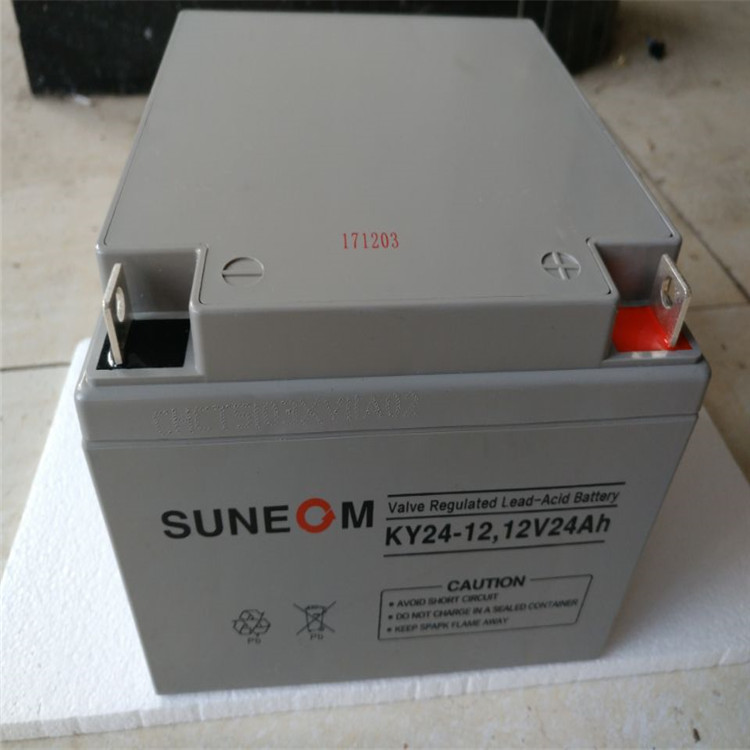 SUNEOM新能蓄电池KY24-12  储能 UPS铅酸蓄电池12V24AH 价格