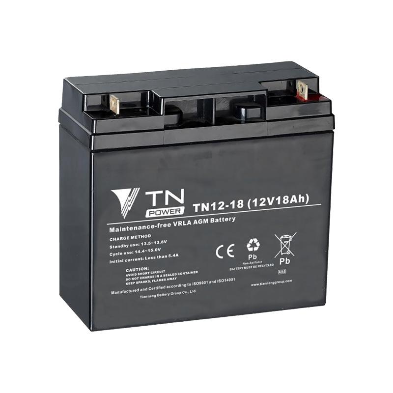 12V50AH天能蓄电池TN12-50 免维护储能铅酸蓄电池 UPS  应急电源EPS使用