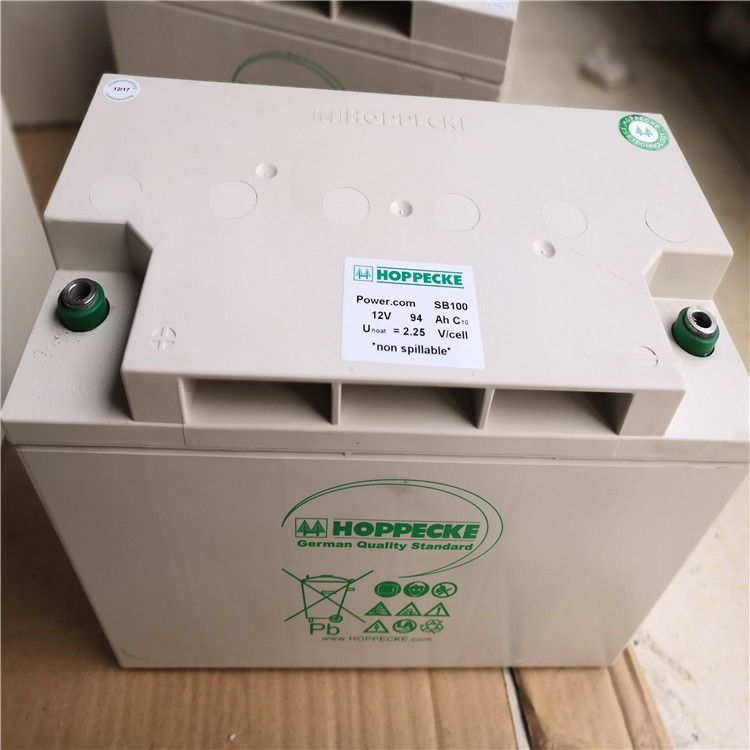 德国荷贝克蓄电池SB12V100 HOPPECKE松树蓄电池12V94.8AH 直流屏 EPS UPS不间断电源蓄电池