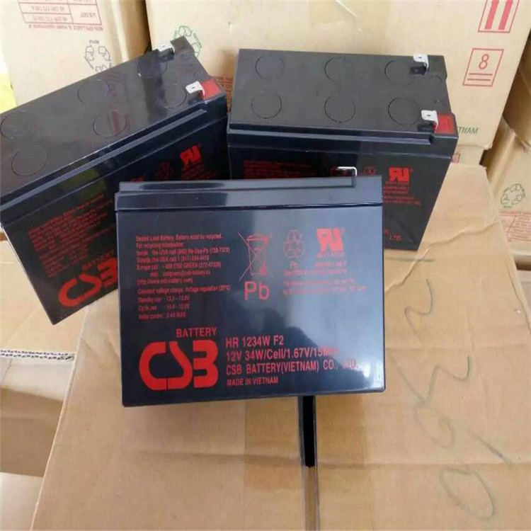 CSB蓄电池HR1224W F2F1 希世比蓄电池12V24W  直流屏 UPS不间断电源专用
