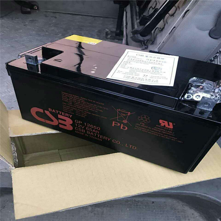 CSB蓄电池GPL12650 希世比12V65AH  UPS不间断电源  电信通信专用