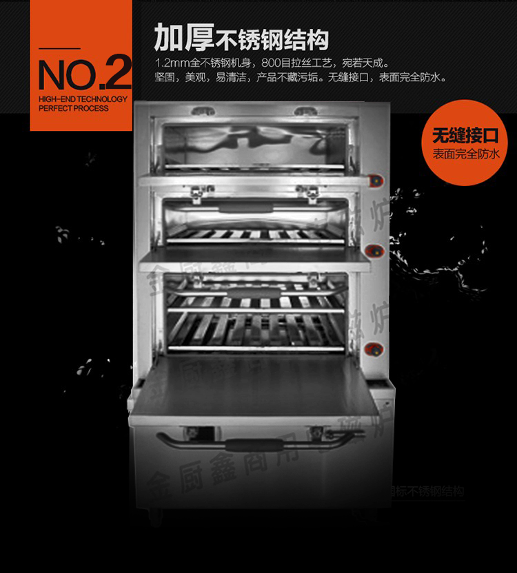 商用电磁蒸箱 20KW双门蒸饭柜 金厨鑫商用电磁炉厂家报价