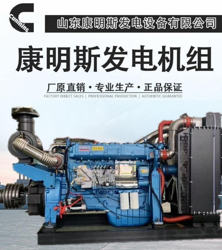 柴油发电机组 200kw 全铜无刷 六缸发电机组