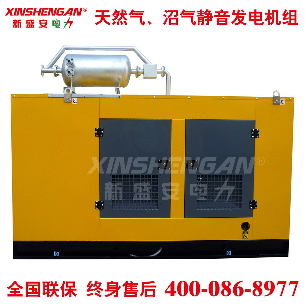 XINSHENGAN 50kW 燃气发电机组 天然气静音发电机组 余热回收发电机组