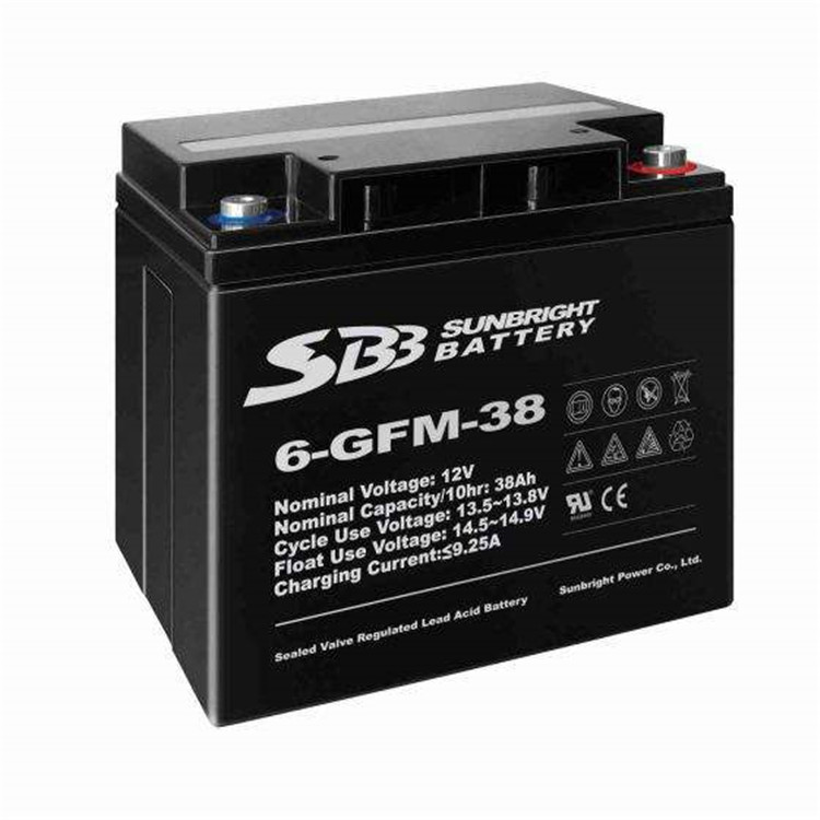 SBB/圣豹蓄电池6-FM-2.3 12V2.3AH 免维护储能铅酸蓄电池