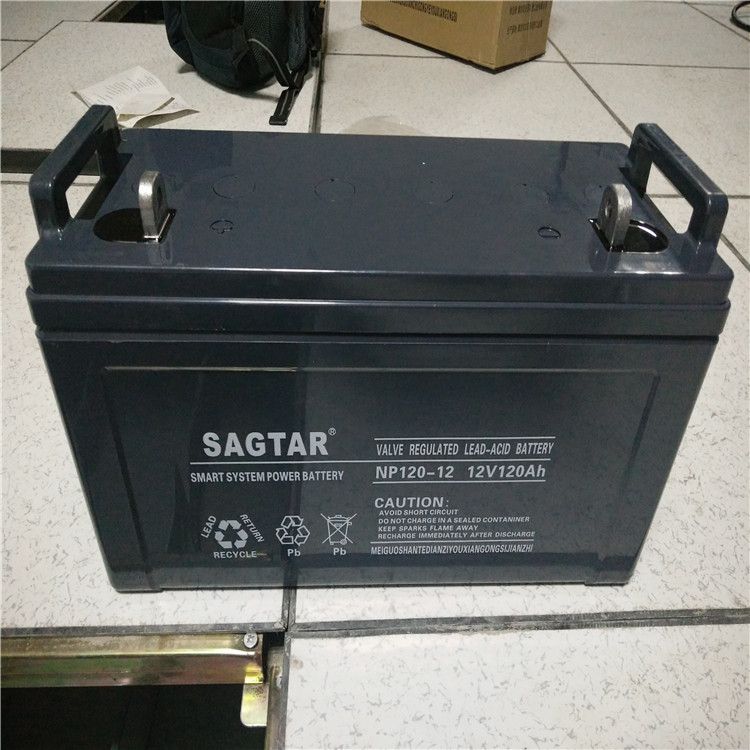 SAGTAR山特蓄电池6-GFM-24  UPS不间断电源专用 铅酸蓄电池12V24AH