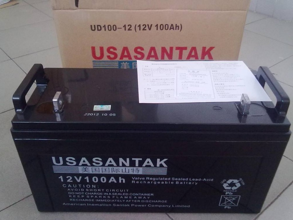 SNATAK蓄电池6GFM100 山特蓄电池12V100AH UPS不间断电源专用蓄电池