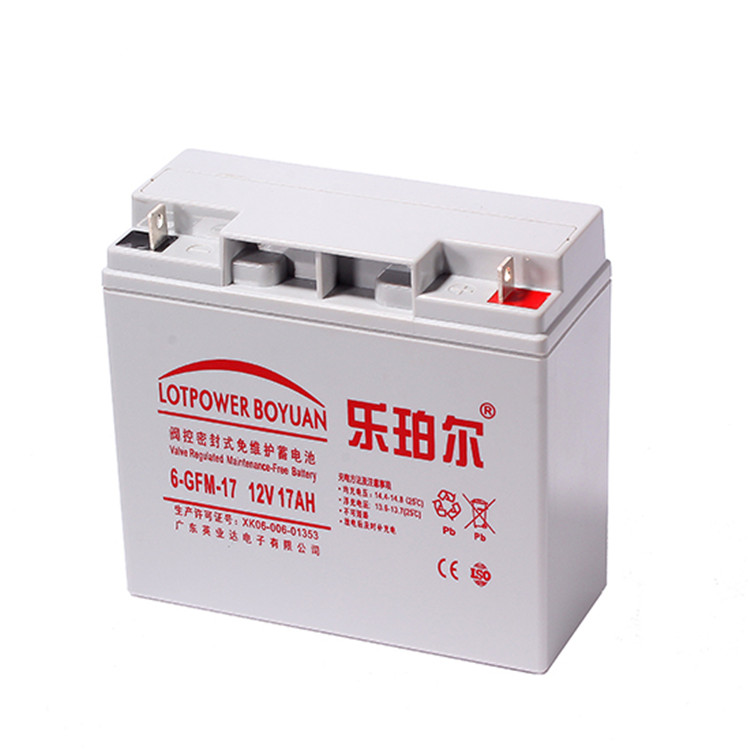 LOTPOWER BOYUAN乐珀尔蓄电池6-GFM-17  12V17AH