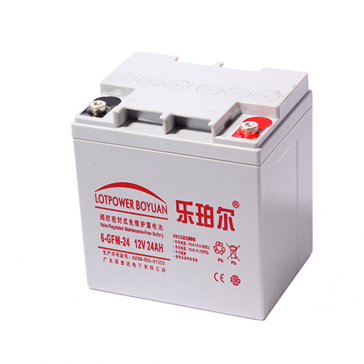 乐珀尔蓄电池6-GFM-24  12V24AH LOTPOWER BOYUAN