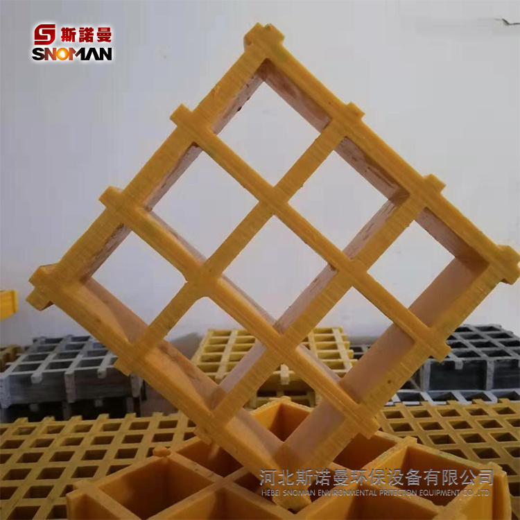 工厂定制各尺寸FRP玻璃钢树篦子_聚酯纤维格栅_污水处理厂防滑格栅板