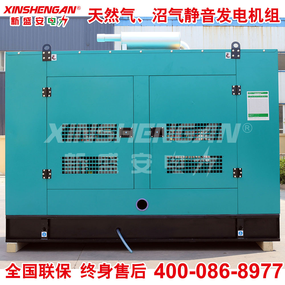 XINSHENGAN 50KW 天然气发电机组 沼气发电机组 静音发电机组