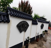 潍坊双面围墙瓦厂-鼎崇墙头瓦中式双面围墙瓦仿古一体瓦批发价格