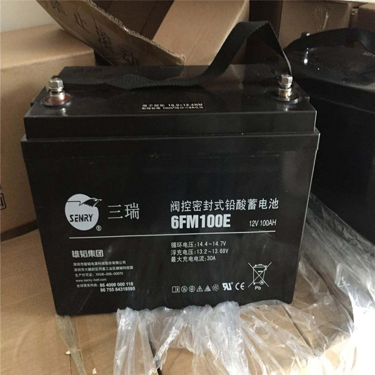 VISION三瑞蓄电池CP1245 12V4.5AH 免维护铅酸蓄电池船舶设备 医疗设备 警报系统