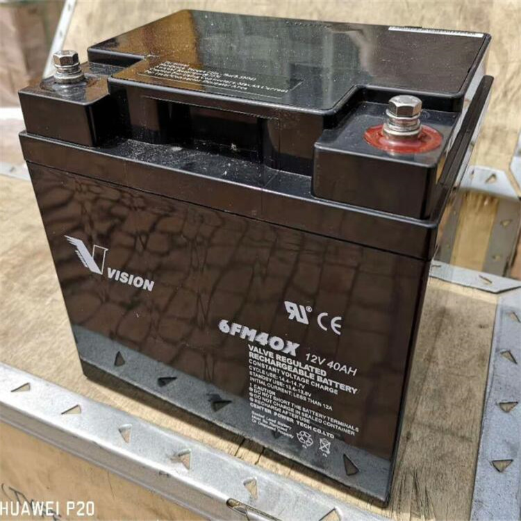 VISION蓄电池6FM100E-X 三瑞蓄电池12V100AH 免维护铅酸电源蓄电池 价格
