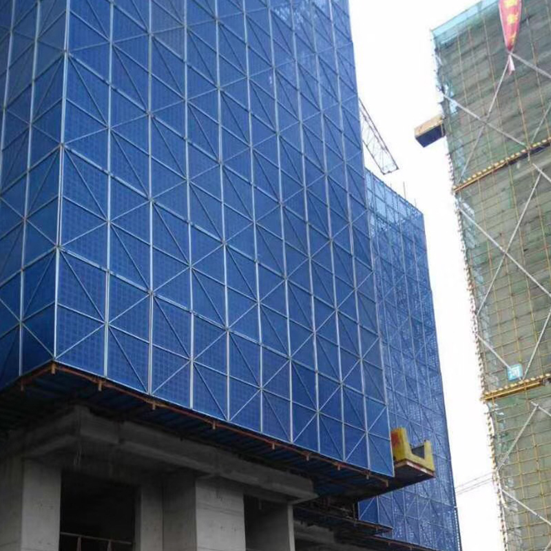 建筑爬架网国固建筑防护金属网米字型建筑爬架网