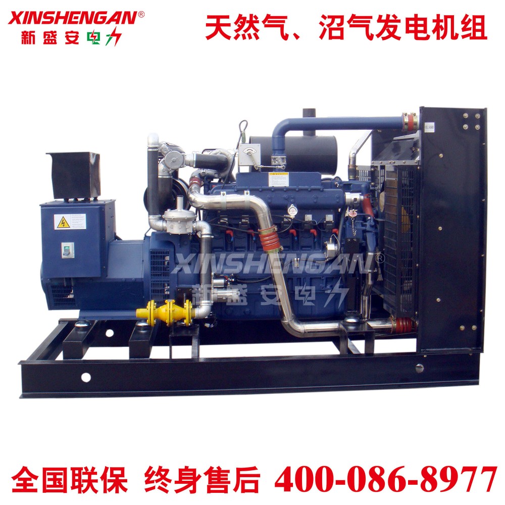 燃气发电机组 XINSHENGAN 100KW燃气发电机组 余热回收 沼气发电机组 天然气发电机组 瓦斯发电机组
