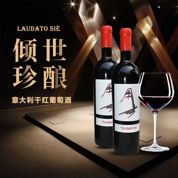 Laudato Sie   原瓶  原装    进口葡萄酒        干红葡萄酒