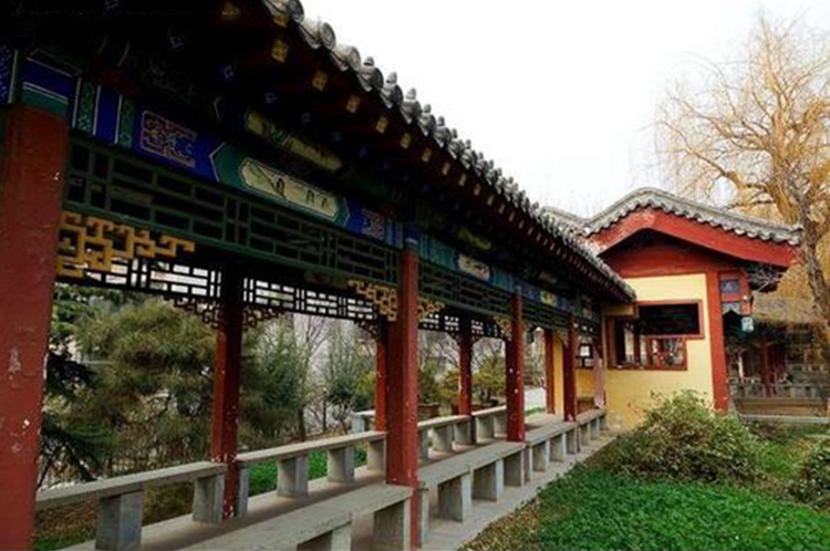 唐宋水泥古建长廊  中式长廊  古建长廊厂家  欢迎咨询