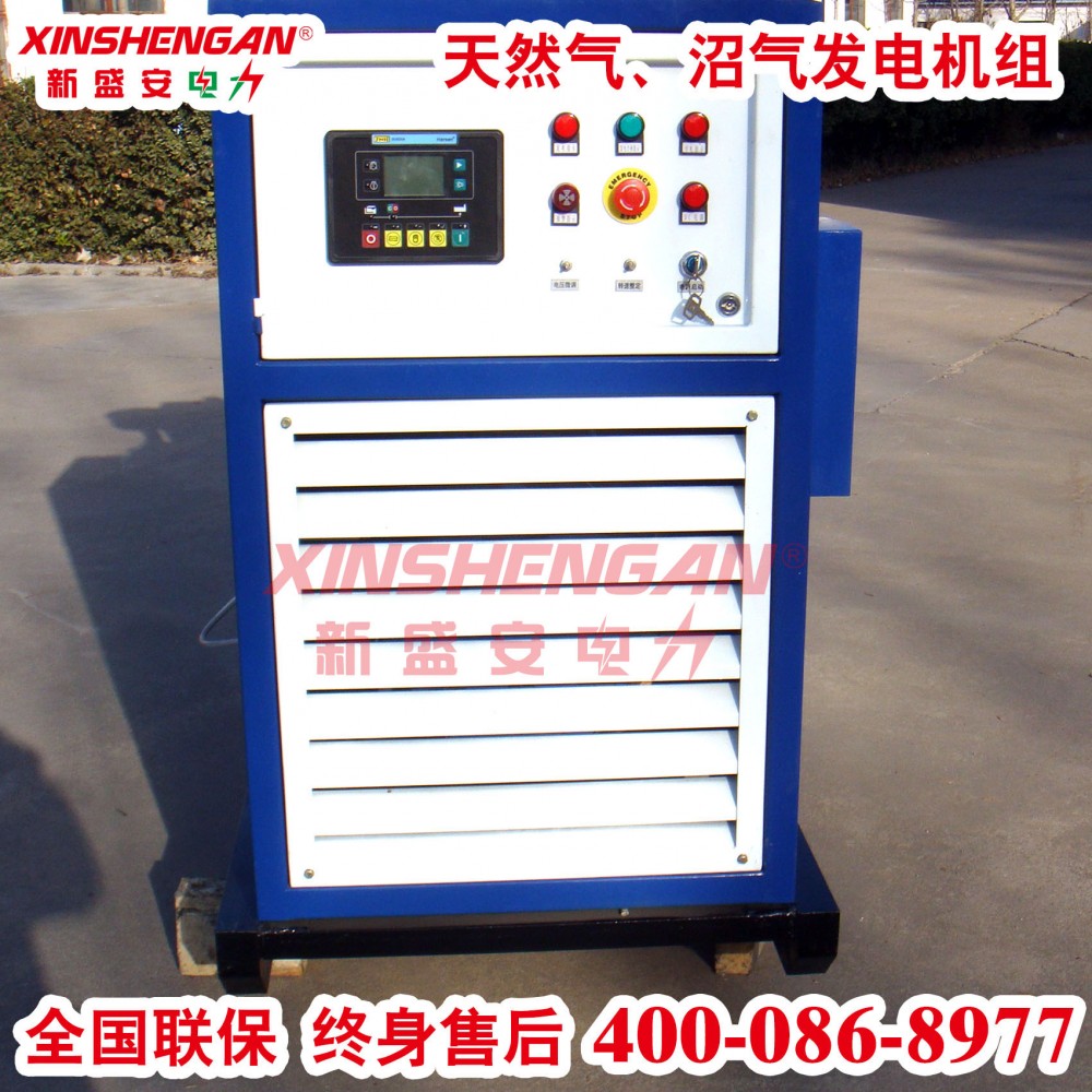 燃气发电机组 XINSHENGAN 20kW 天然气发电机组 沼气发电机组 瓦斯发电机组