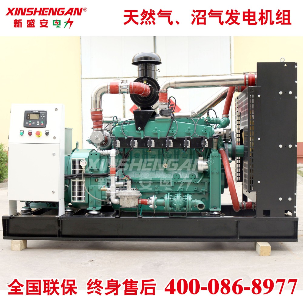 燃气发电机组 XINSHENGAN 250KW燃气发电机组 沼气发电机组 天然气发电机组 瓦斯发电机组 液化石油气发电机组