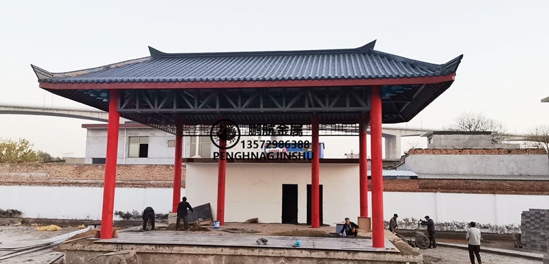 改造金属仿古_轻型屋面瓦_新型屋顶瓦_古铜铝瓦_铝瓦房顶多少钱一平方
