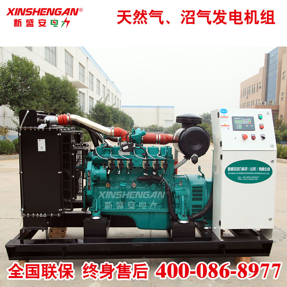 XINSHENGAN 150KW 康明斯燃气发电机组 天然气 沼气 瓦斯 生物质气
