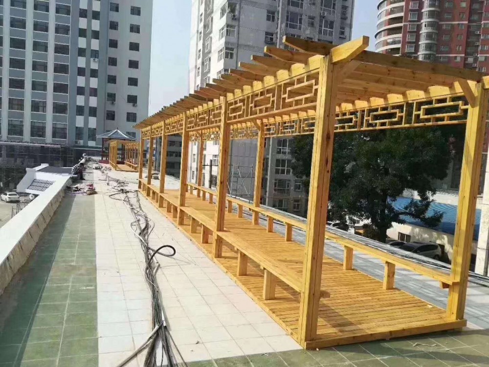 专业供应室外防腐木长凳 休闲广场椅 休息围树椅 防腐木小区公共椅